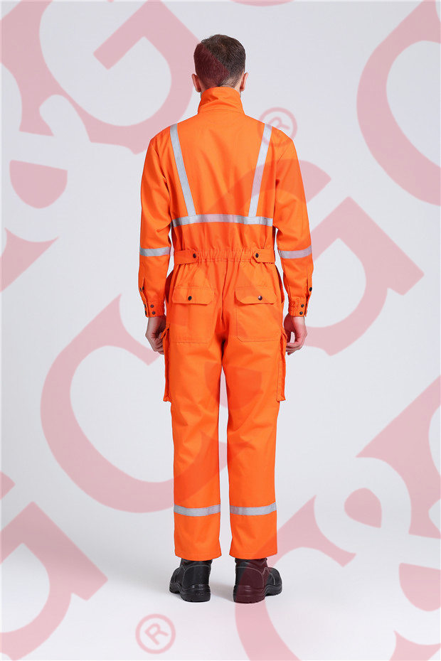 Nomex orange coverall